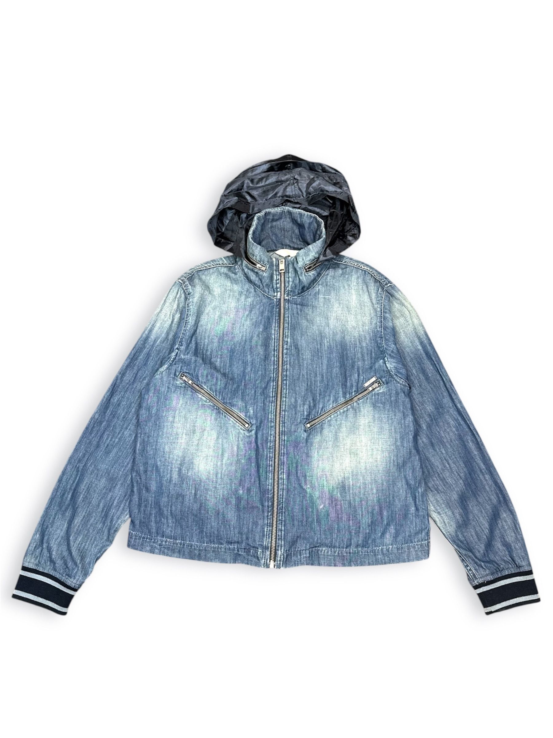 Diesel Diesel denim jeans vintage zipper jacket Size US S / EU 44-46 / 1 - 1 Thumbnail