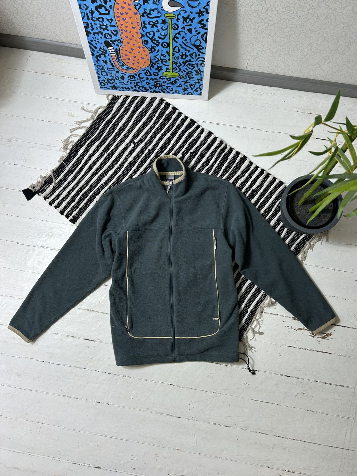 Nike VINTAGE NIKE 2000s FLEECE ZIP UP SWEATSHIRT Size US S / EU 44-46 / 1 - 1 Thumbnail
