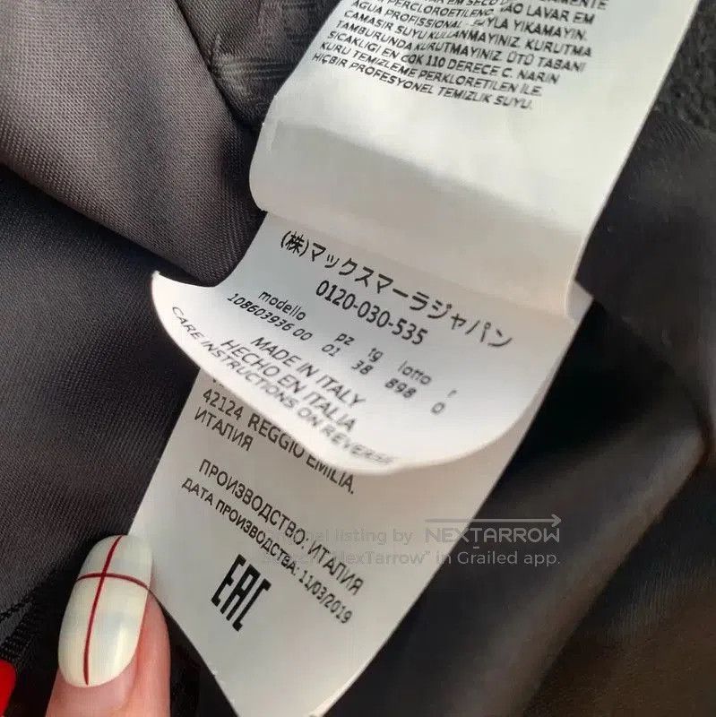 Max Mara MaxMara Black Cashmere Women's Coat . Size M / US 6-8 / IT 42-44 - 6 Thumbnail