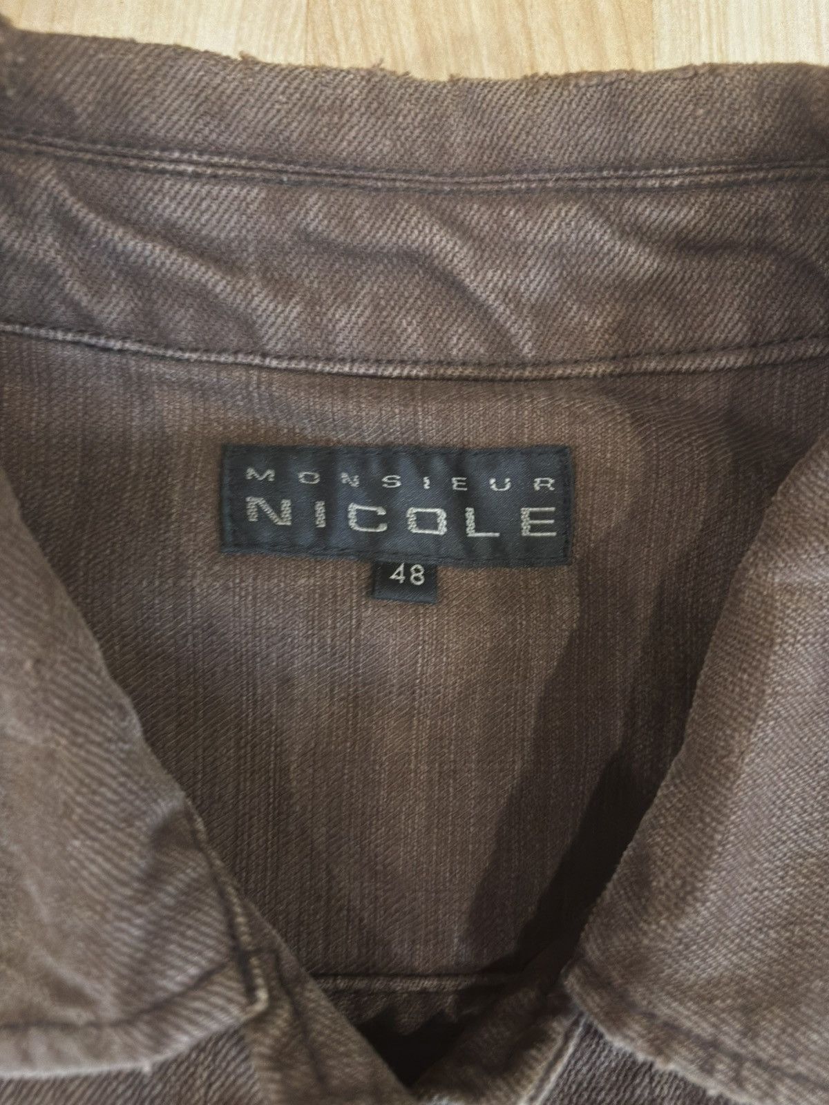 Other Brown denim jacket.oj-690 Size US XXS / EU 40 - 5 Thumbnail