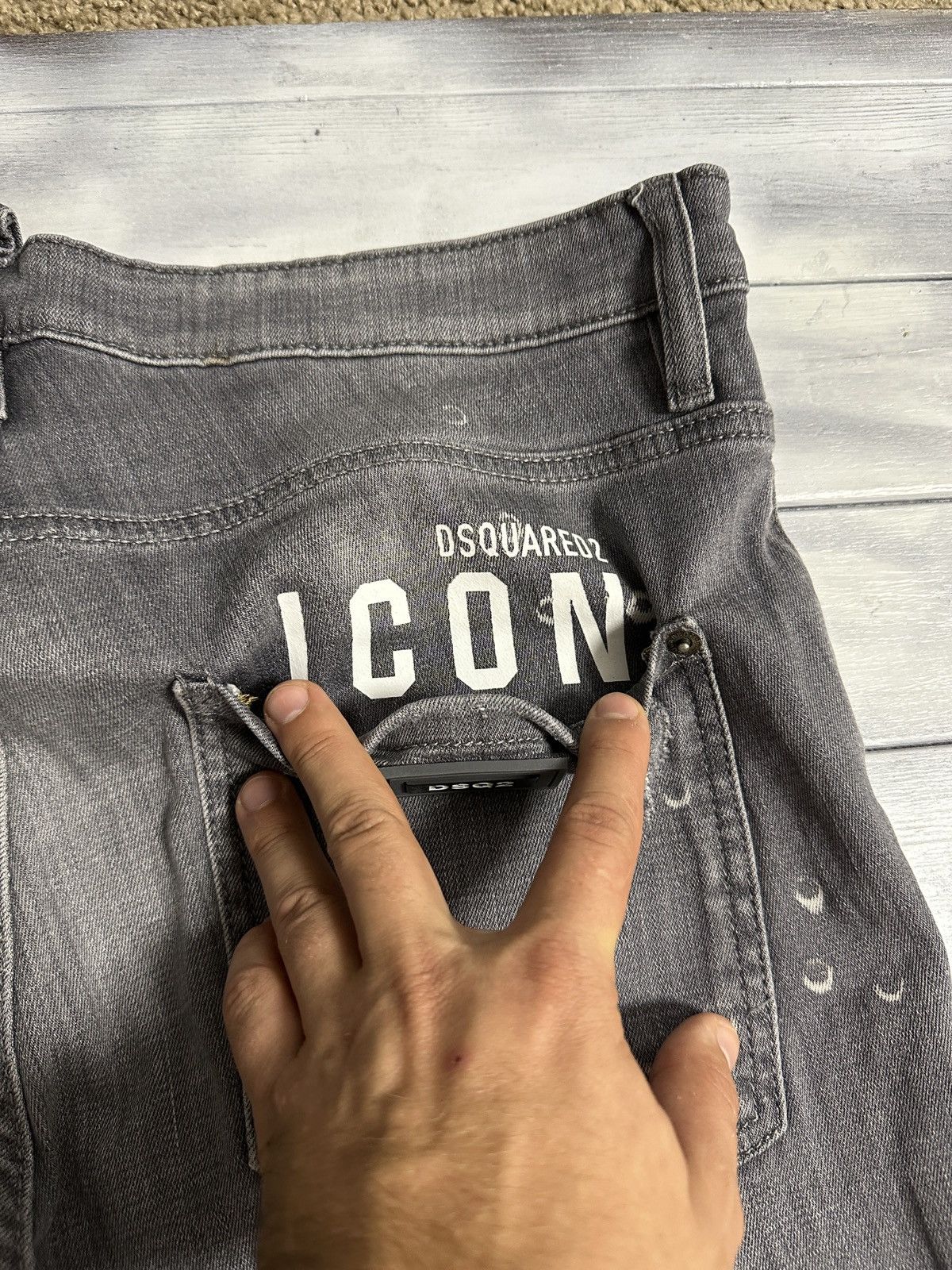 Dsquared2 Rare Luxury SS21 DSquared2 Tidy Biker Jean Distressed Size US 32 / EU 48 - 4 Thumbnail