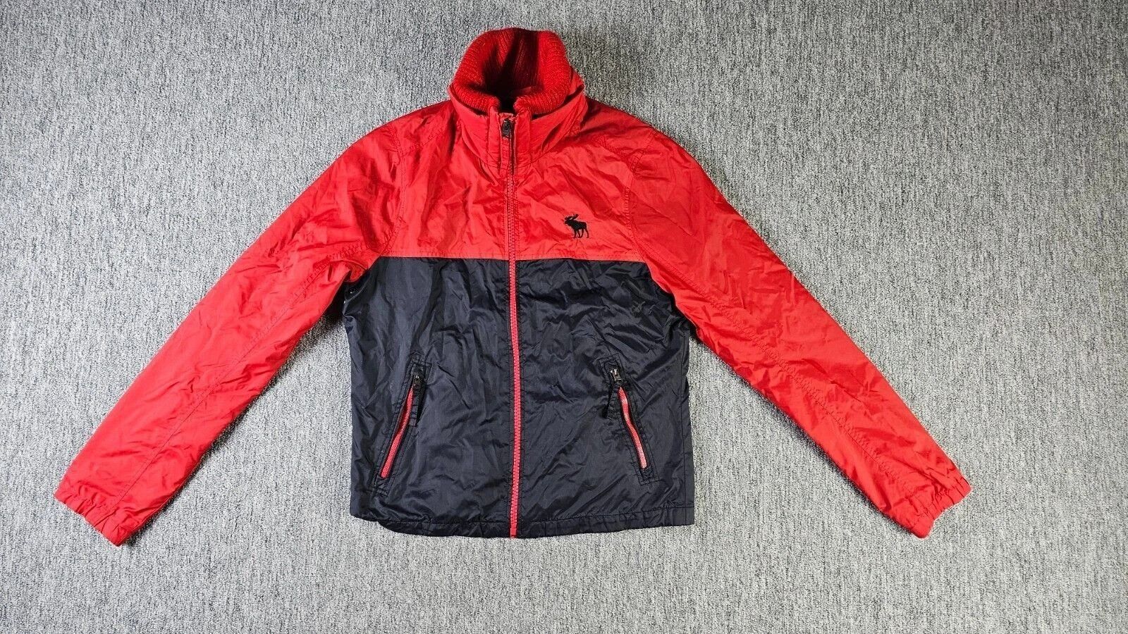 Abercrombie & Fitch Abercrombie Fitch Moose Full Zip Fleece Jacket Red Men L Y2K Size US L / EU 52-54 / 3 - 1 Thumbnail