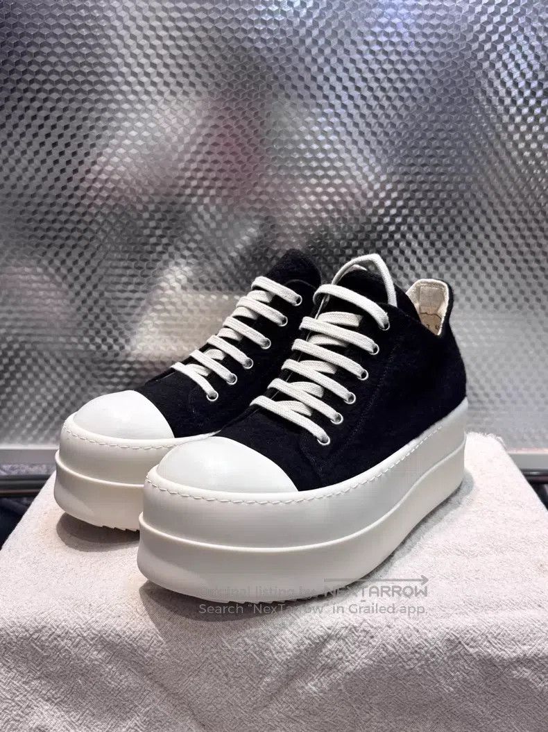 Rick Owens Rick Owens Double-soled low-top big Converse board shoes| Size US 9.5 / IT 39.5 - 1 Thumbnail