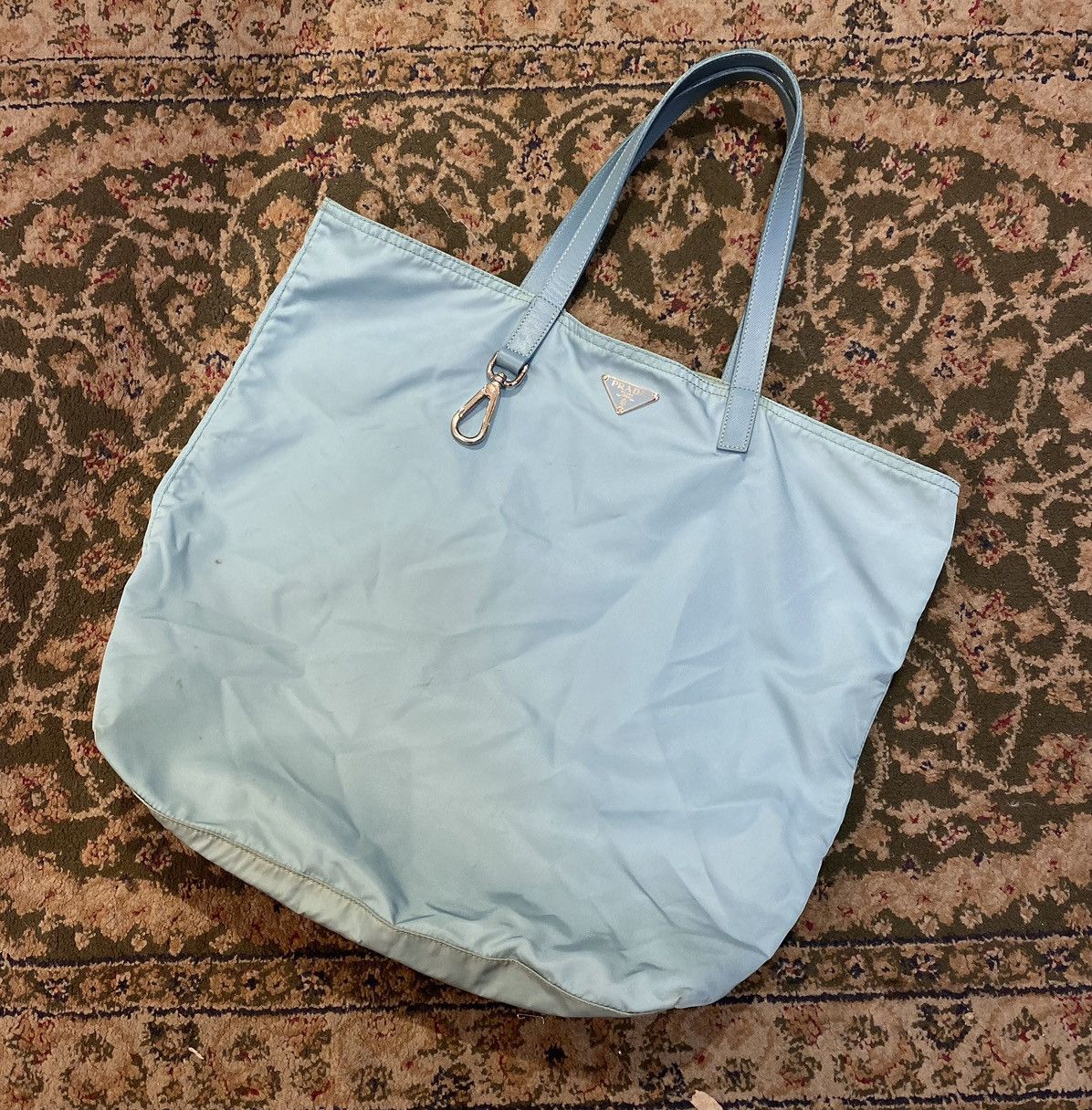 Prada Tessuto Tiffany Blue Handbag