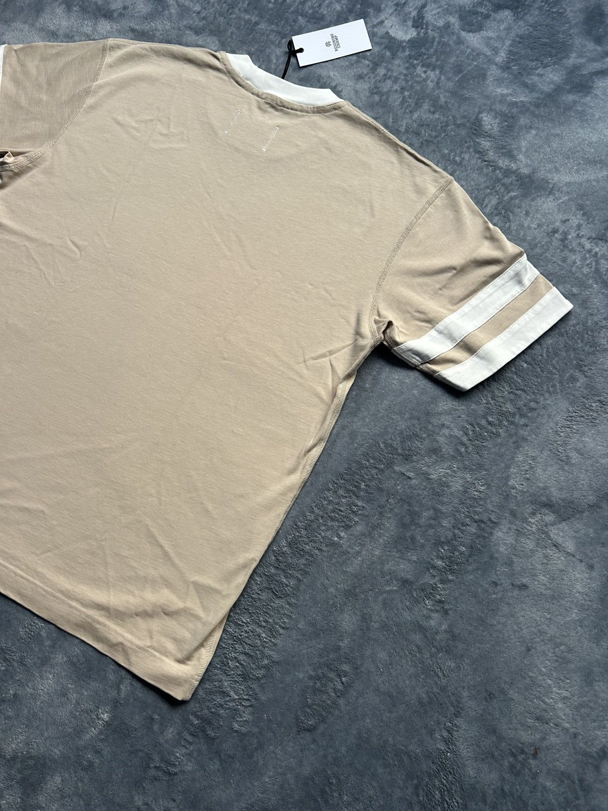 Reigning Champ Reigning Champ Short Sleeve Football T-Shirt Dune — Size M Size US M / EU 48-50 / 2 - 12 Thumbnail