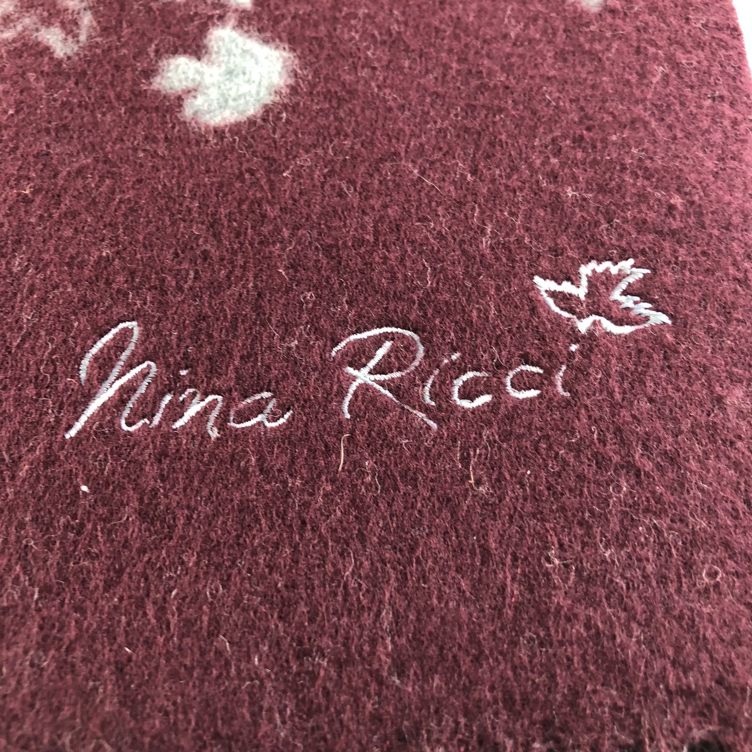 Nina Ricci Nina Ricci Wool Scarf Muffler V2287 Size ONE SIZE - 5 Thumbnail