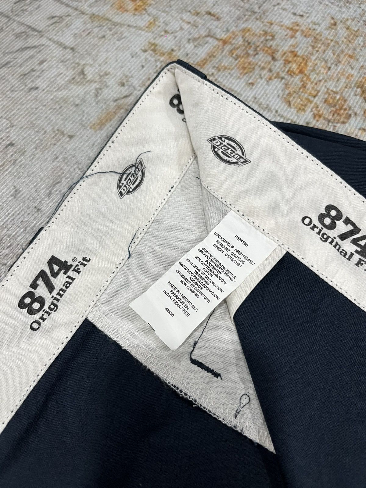 Dickies Dickies 874 Original Fit Dark Navy Size US 42 / EU 58 - 3 Thumbnail