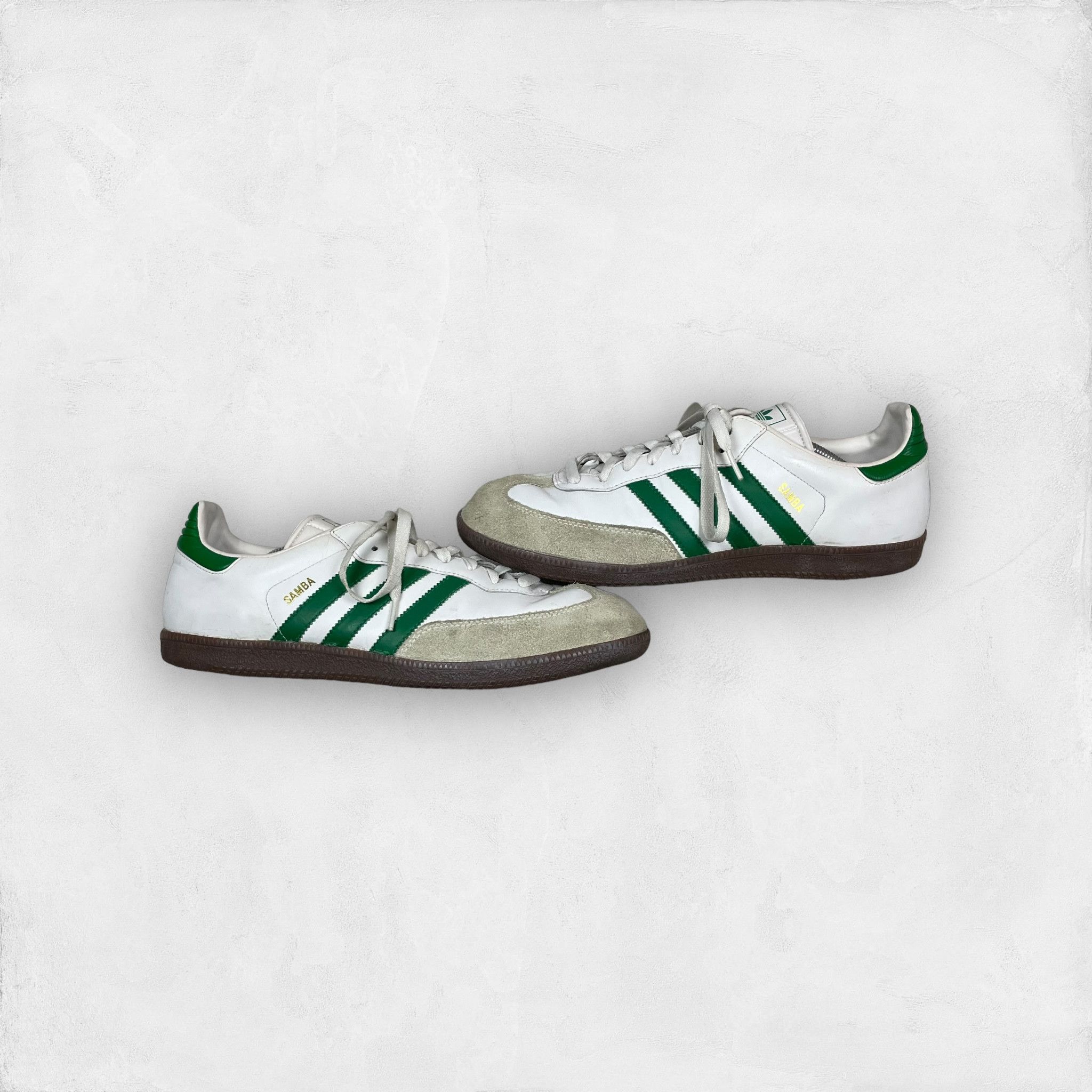 adidas gazelle silver green womens ADIDAS SAMBA W/ LEATHER HEEL – cobbler bushwick co main image 1