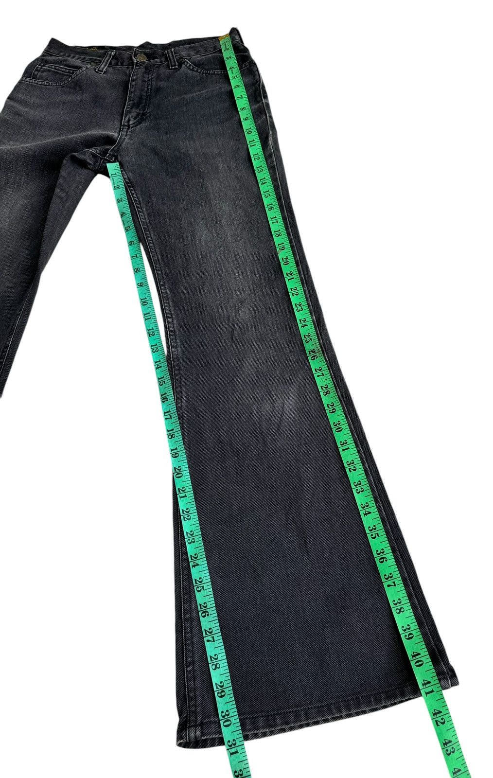 Hysteric Glamour × Lee Vintage Distressed Lee Super Flare Jeans Size US 28 / EU 44 - 16 Thumbnail