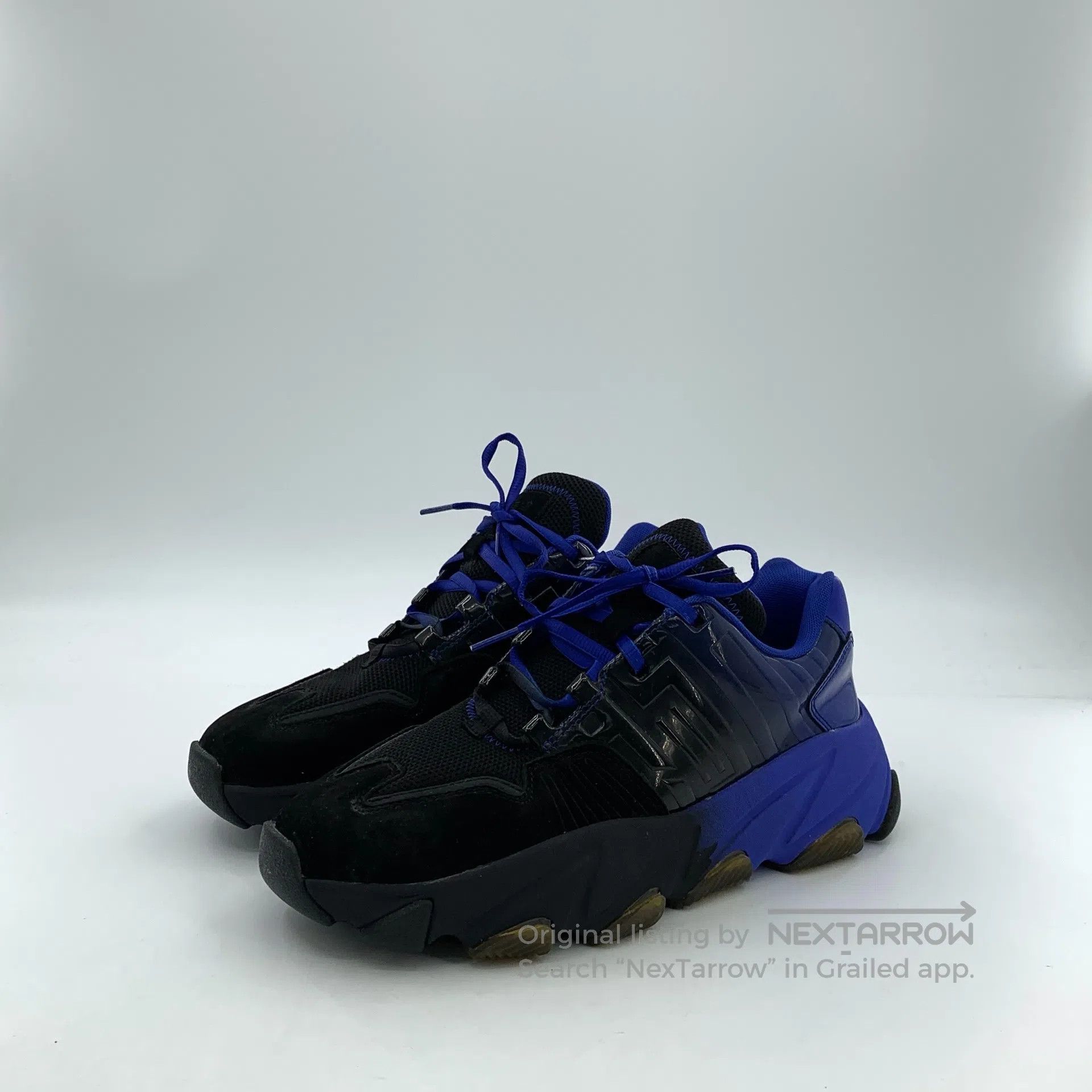 ASH ASH Color Block Lace-Up Casual Flat Sports Dad Shoes| Size US 6 / EU 39 - 1 Thumbnail