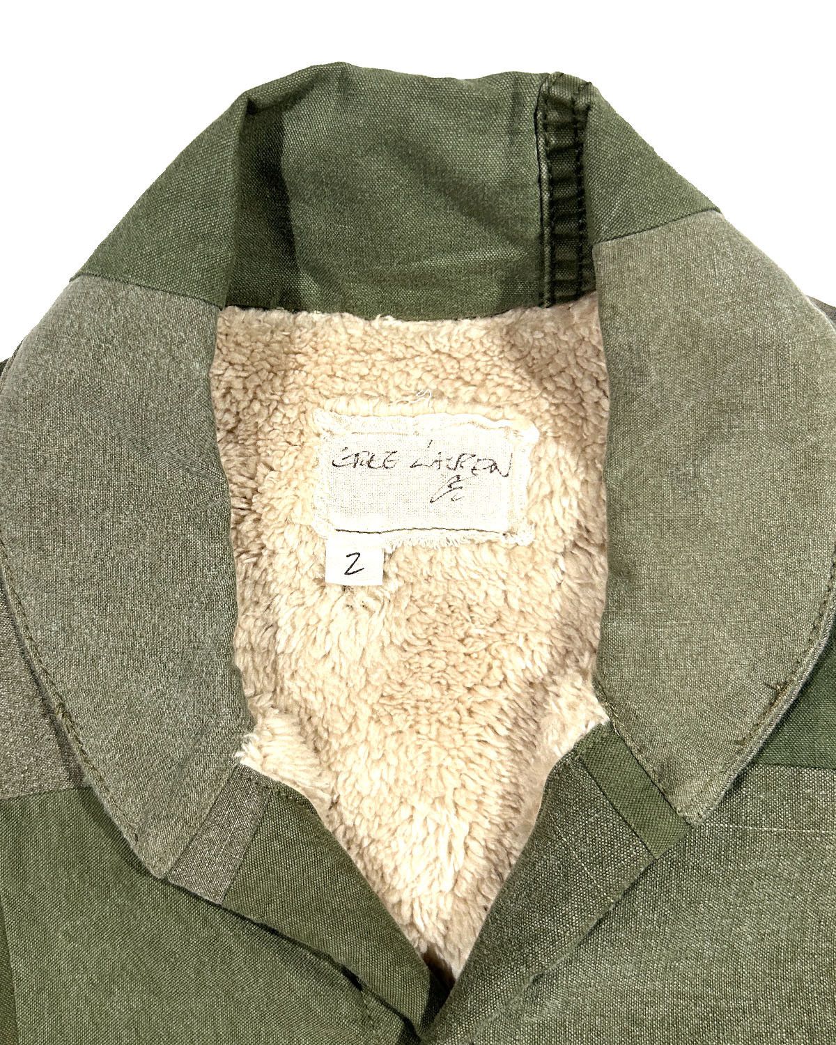 Greg Lauren GREG LAUREN ARMY SCRAPWORK SHERPA LINED JACKET Size US M / EU 48-50 / 2 - 6 Thumbnail