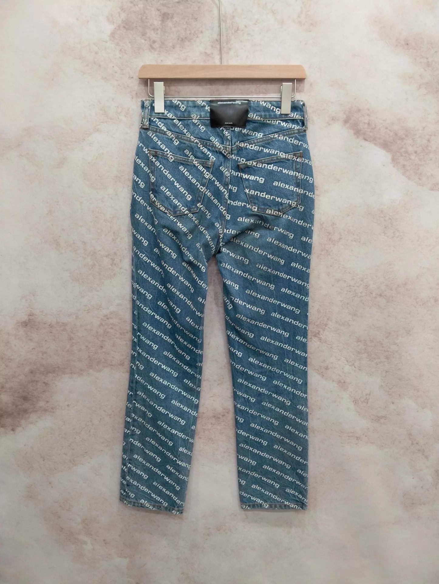 Alexander Wang Alexander Wang All-Over Print Denim Jeans 25 95 New Size 25" / US 0 / IT 36 - 2 Thumbnail
