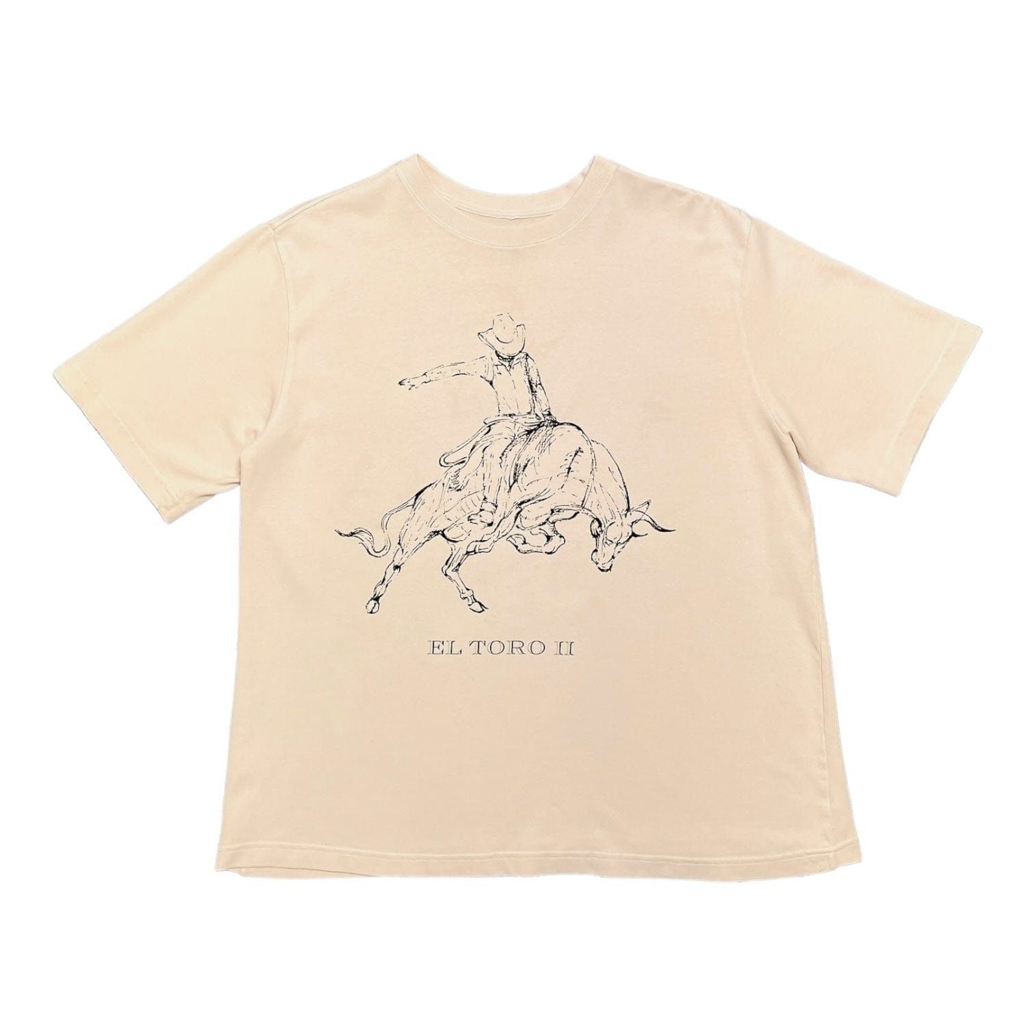 image of Who Decides War By Mrdr Brvdo X Est Gee Sketch Short Sleeve in Cream/Peach, Men's (Size XL)