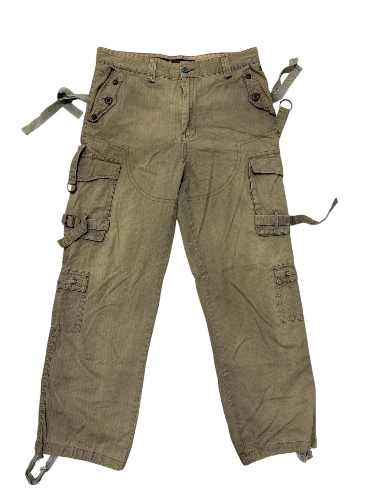 Japanese Brand Multi pocket cargo pants Size US 35 - 1 Thumbnail