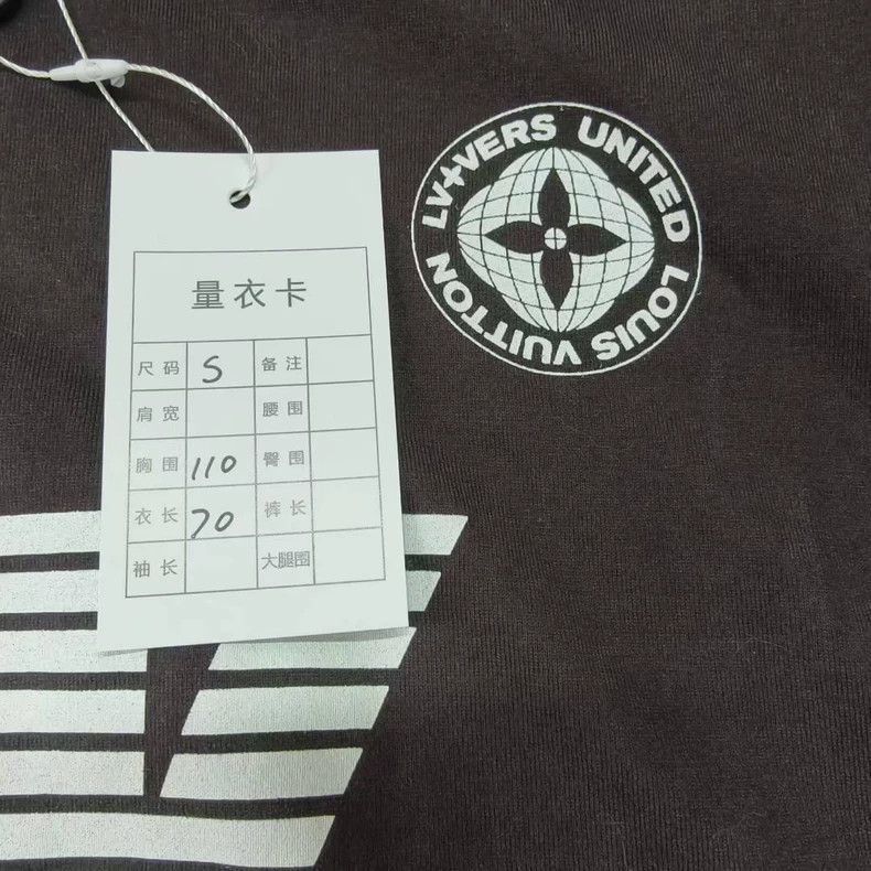 Louis Vuitton Louis Vuitton SS25 Spring/Summer Brown Graphic Short Sleev Size US S / EU 44-46 / 1 - 5 Thumbnail