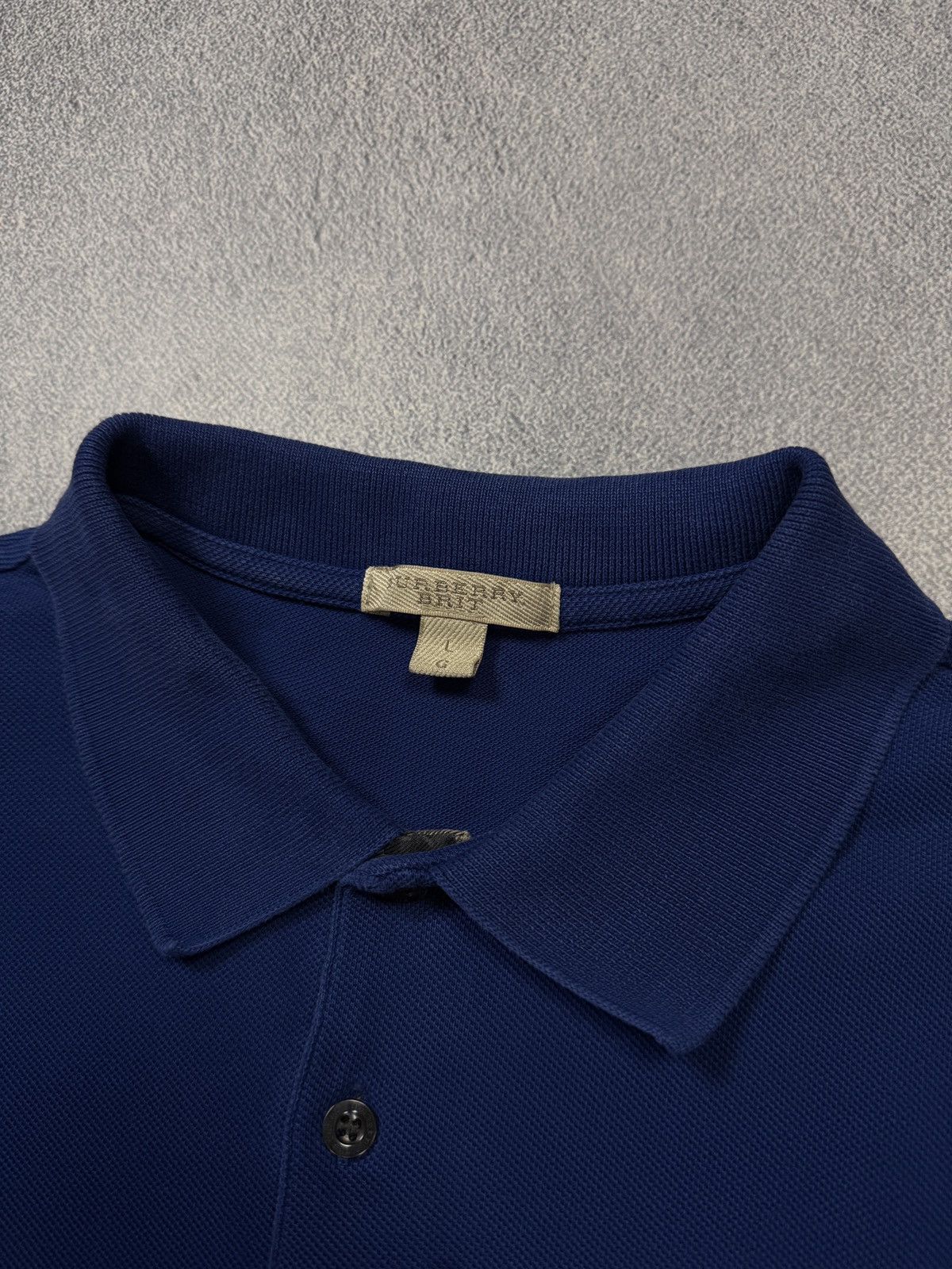 Burberry RARE Burberry Rugby Long Sleeve Nova Check Neck Shirt Size US L / EU 52-54 / 3 - 4 Thumbnail