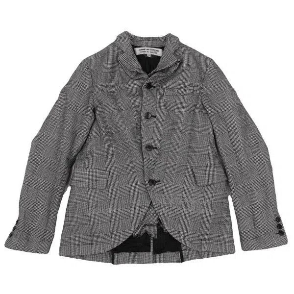 Comme des Garcons Comme Des Garcons Gray vintage houndstooth jacket top Size XS / US 0-2 / IT 36-38 - 2 Thumbnail