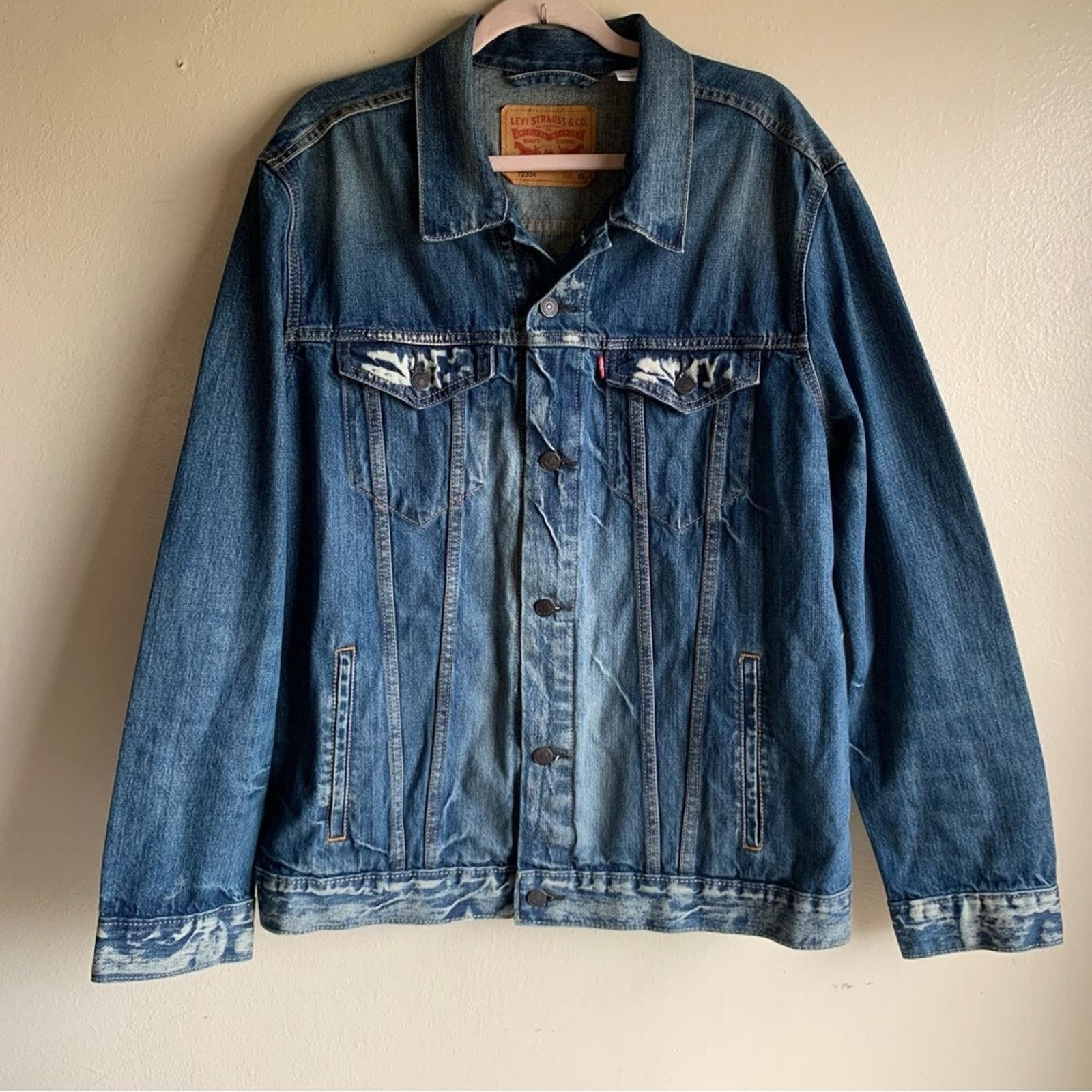 Levi's Levi Strauss 72334 Men’s Blue Denim Trucker Jacket Size XL Size US XL / EU 56 / 4 - 2 Thumbnail