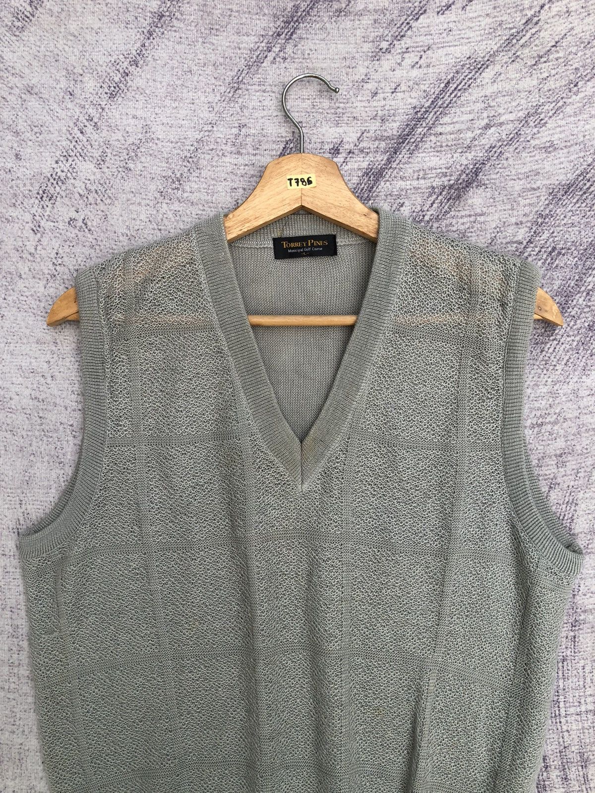 Japanese Brand × Vintage Vintage Torrey Pines Checked Box V-Net Vest Size US S / EU 44-46 / 1 - 3 Thumbnail