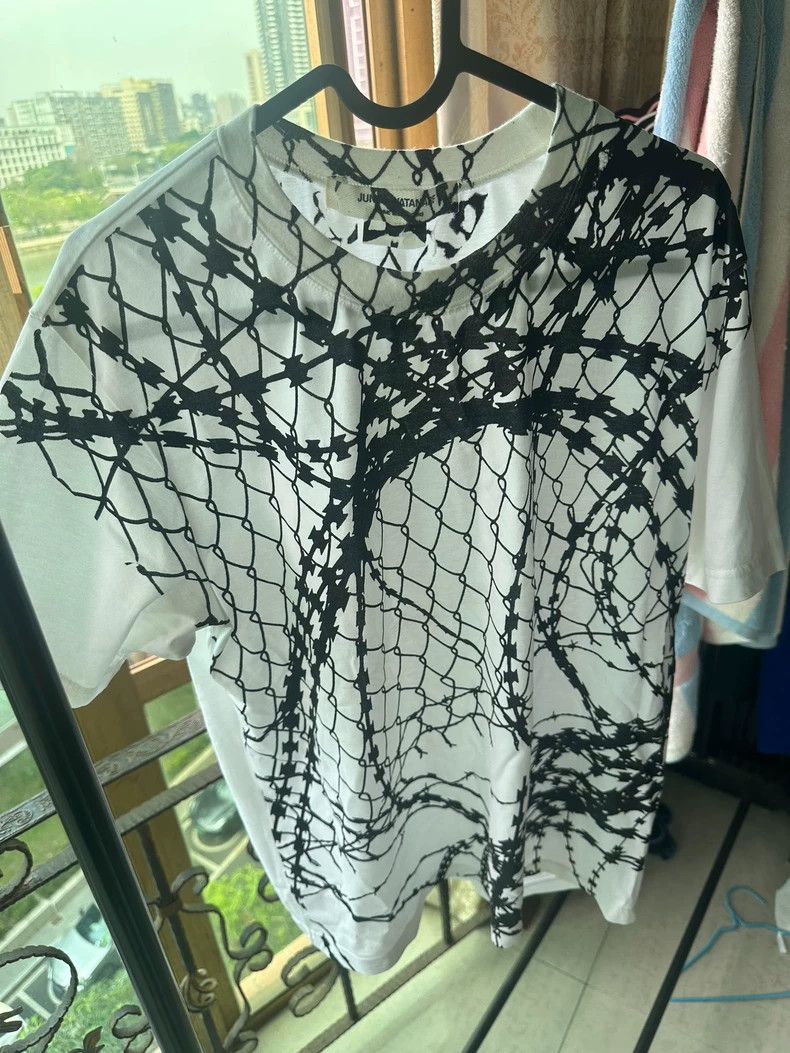 Junya Watanabe Junya Watanabe Barbed Wire Print Tee Size S / US 4 / IT 40 - 1 Thumbnail