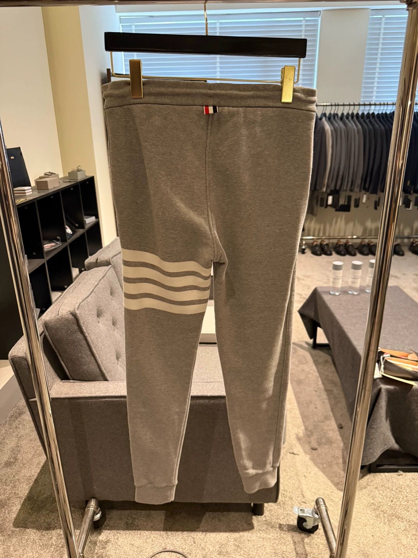 Thom Browne Thom Browne 4-Bar Track Pants Wmn Lt Gray Size 38 Size 26" / US 2 / IT 38 - 2 Thumbnail