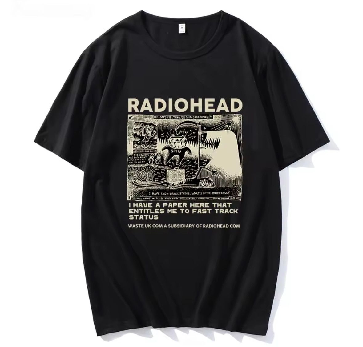 Other Streetwear Radiohead The Bend Album Band Print Black T-Shirt Size US L / EU 52-54 / 3 - 1 Thumbnail
