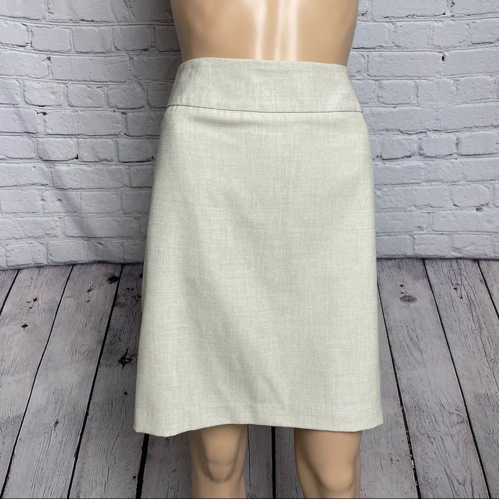 Other New Amanda & Chelsea Split Back Light Grey Pencil Skirt Siz Size 34" / US 12 / IT 48 - 3 Thumbnail