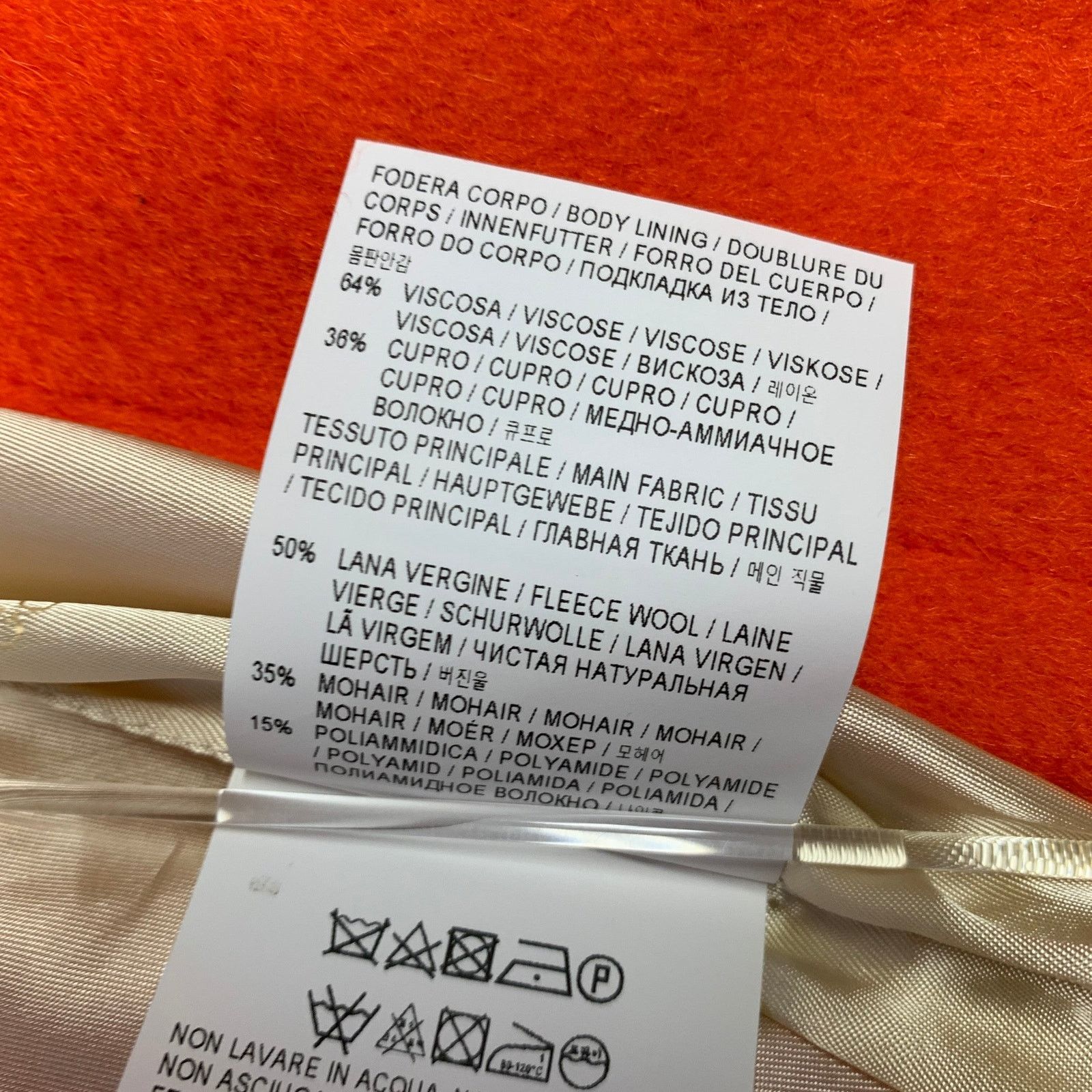 Golden Goose GOLDEN GOOSE Size M Orange Wool Blend Notch Lapel Coat Size M / US 6-8 / IT 42-44 - 10 Thumbnail