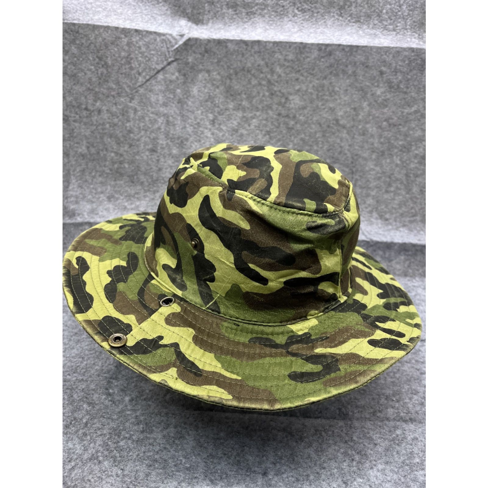 Walmart Camo Bucket Boonie Hat Adult Medium Green Jungle Cotton Outdoors Camp Size ONE SIZE - 5 Thumbnail