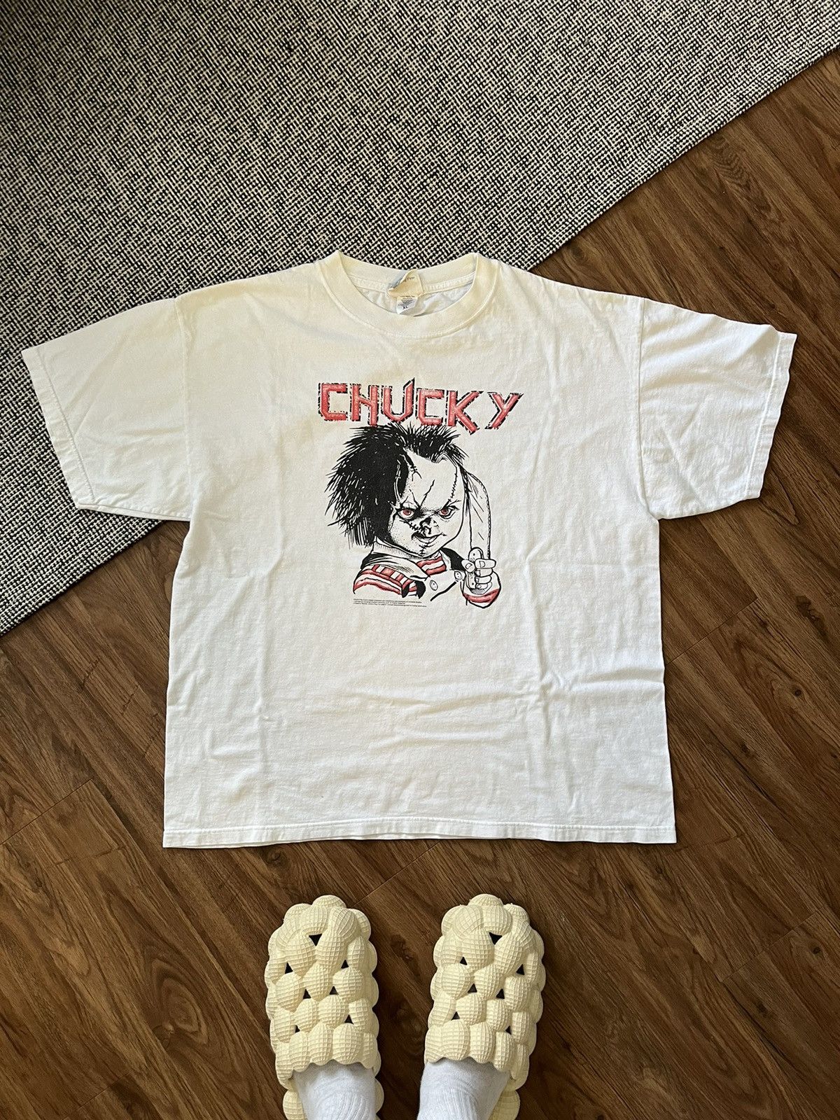 Vintage Rare 2005 Chucky Child’s Play 3 Graphic Tee White Size US XL / EU 56 / 4 - 1 Thumbnail