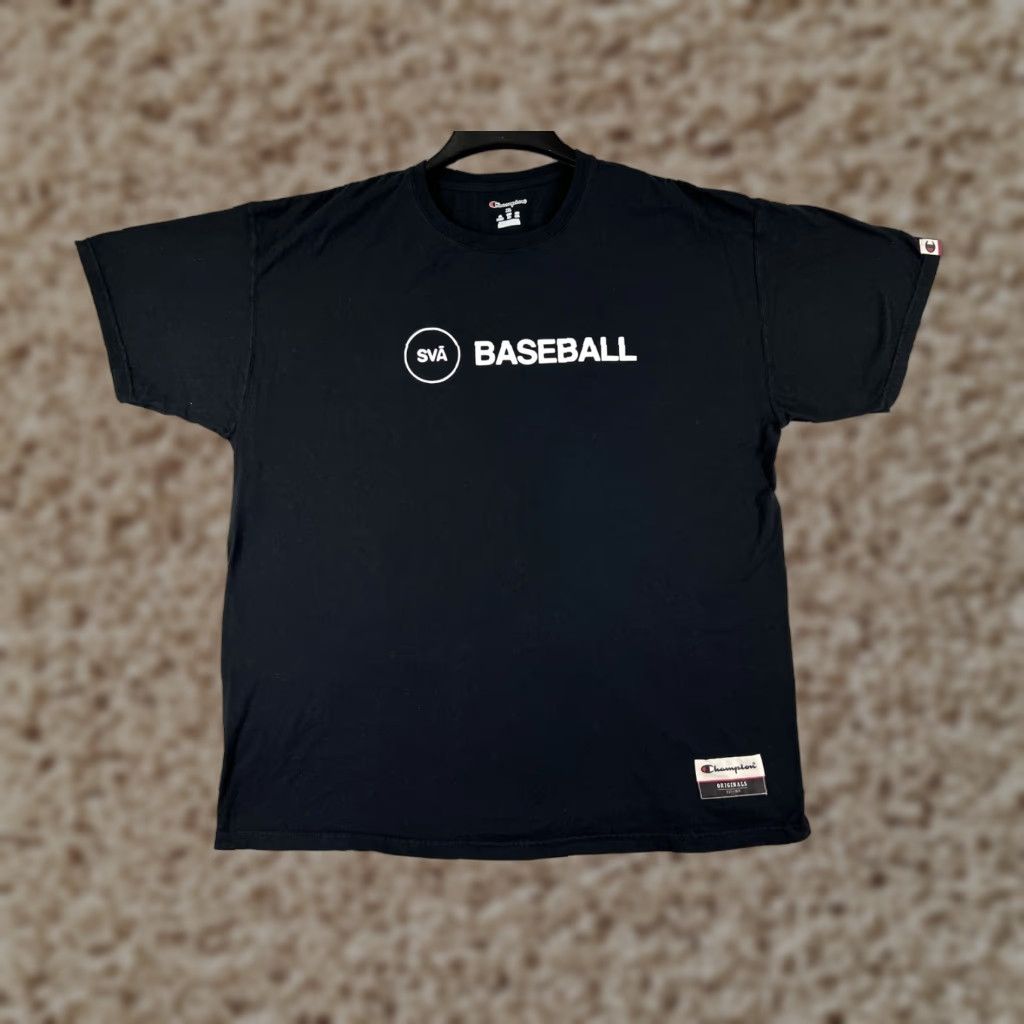 Champion Champion Shirt Men XL Black Logo Cotton Sports Retro Outdoor Size US XL / EU 56 / 4 - 1 Thumbnail