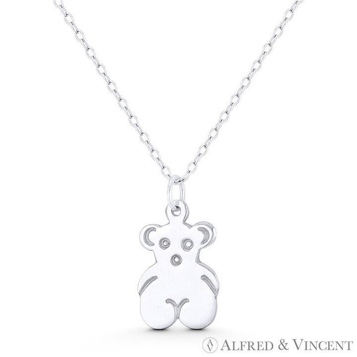 Other Wide-Hipped Teddy Bear Flat Charm 21x11mm Pendant Size ONE SIZE - 1 Preview
