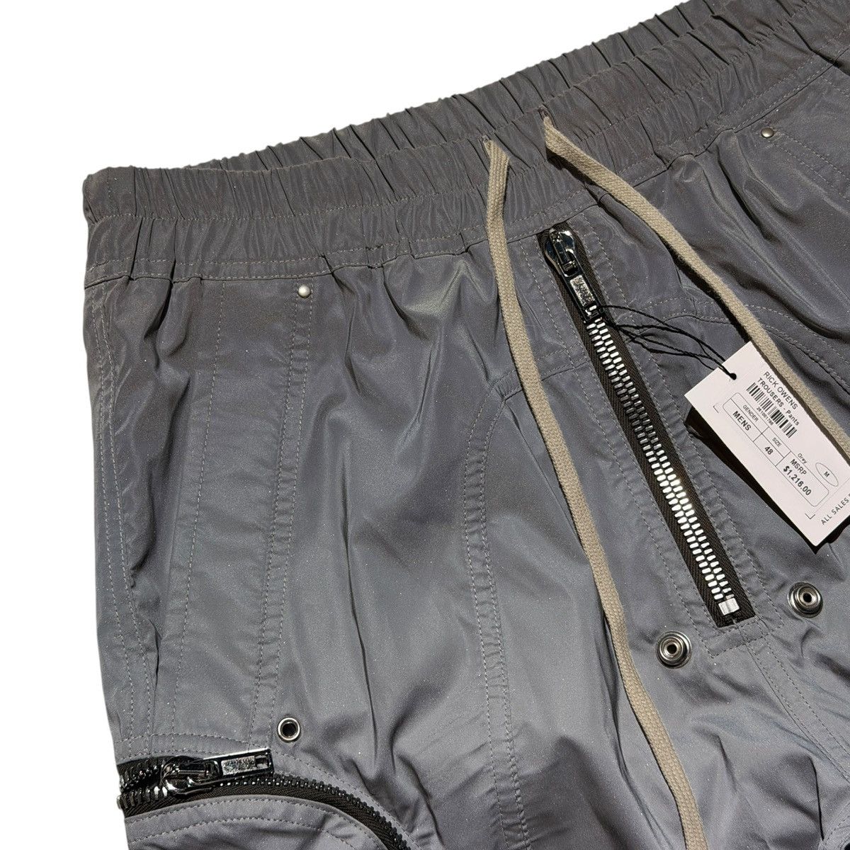 Rick Owens Fw22 strobe moon reflective bahaus cargo Size US 32 / EU 48 - 2 Thumbnail