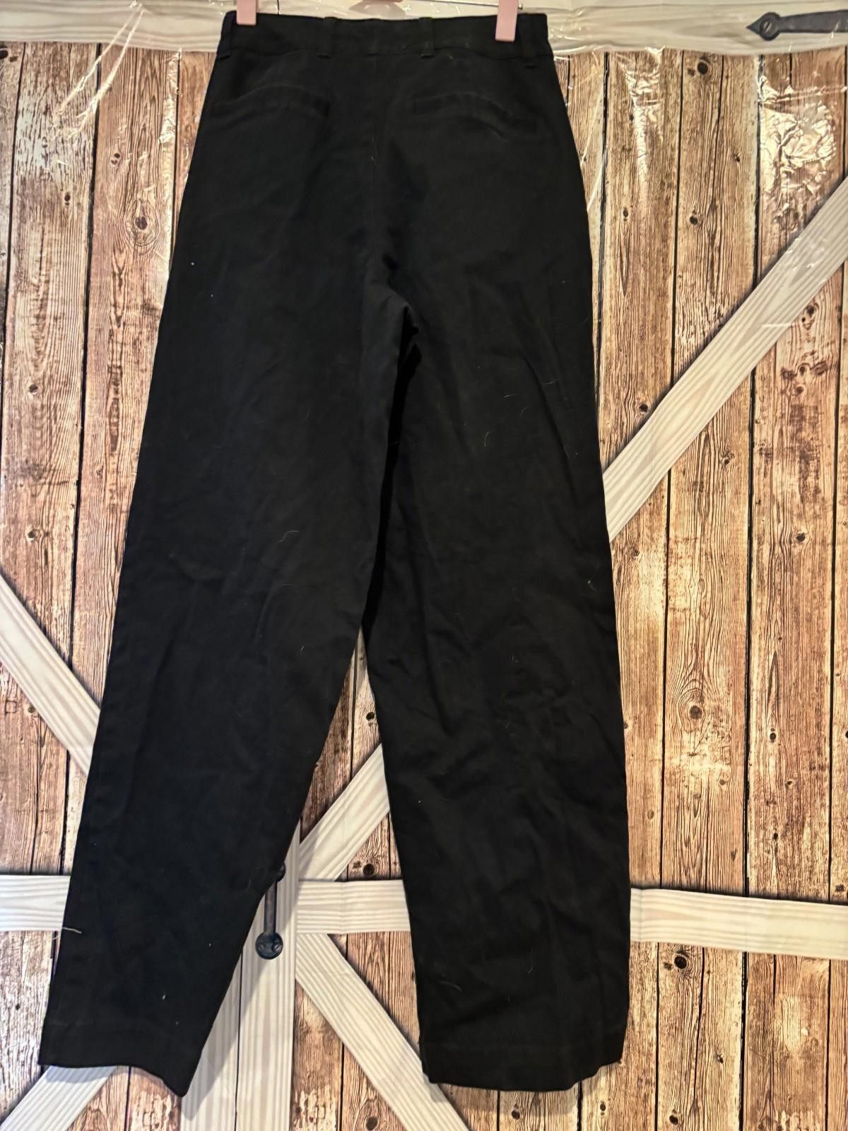 Nike Womens Nike Cotton Chino type black sz 26 preloved #305 Size 26" / US 2 / IT 38 - 2 Thumbnail