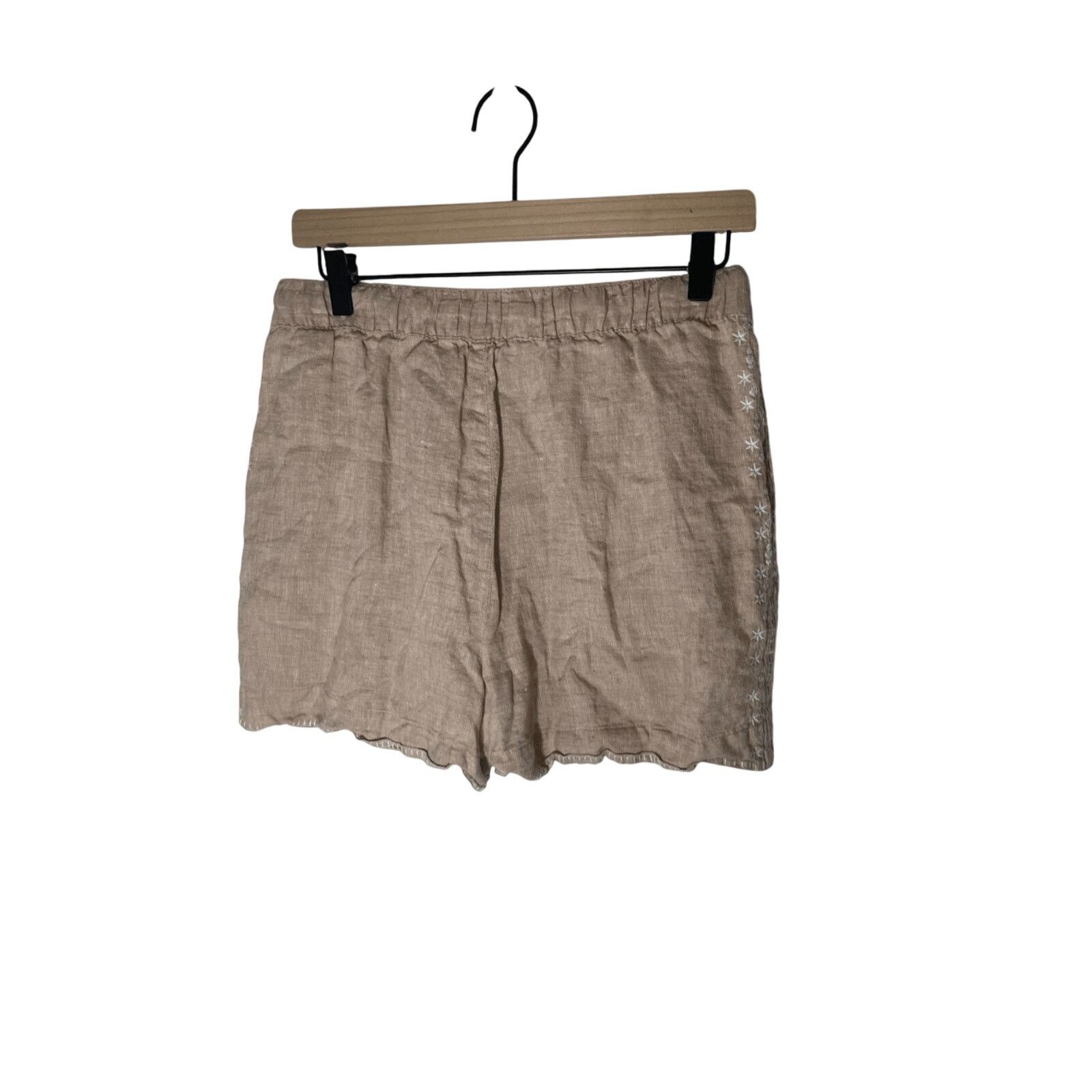Cynthia Rowley Cynthia Rowley Embroidered Linen Women's reppy Shorts Size 28" / US 6 / IT 42 - 5 Thumbnail