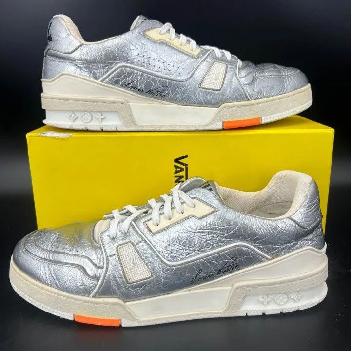 Louis Vuitton Louis Vuitton Metallic Low-Top Sneakers for Men -2508 Size US 10.5 / EU 43-44 - 6 Thumbnail