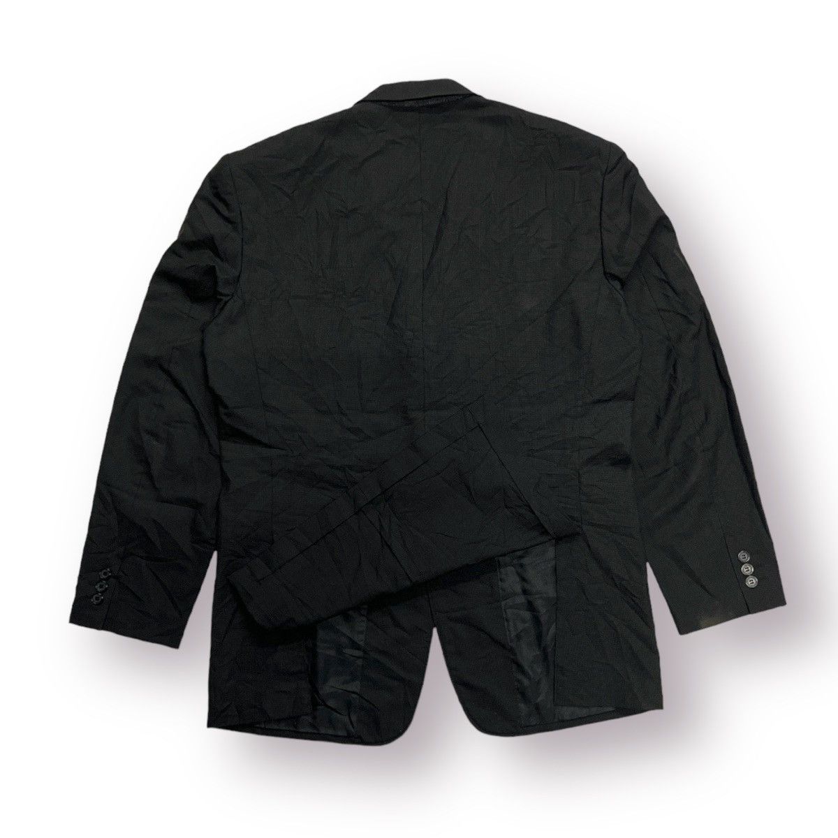 Yohji Yamamoto YOHJI🔥 black plaid Yohji Yamamoto A.A.R D'Urban Size 34S - 7 Thumbnail