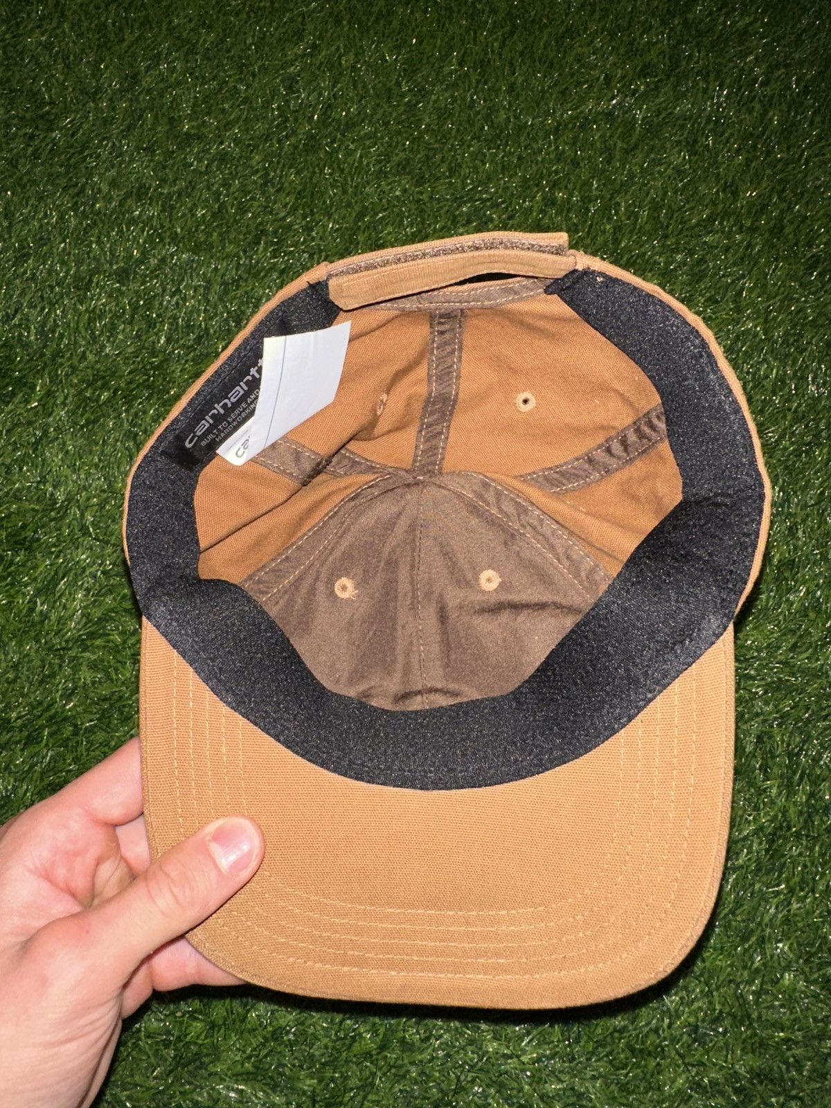 Carhartt Carhartt workwear adjustable velcro hat Size ONE SIZE - 5 Thumbnail