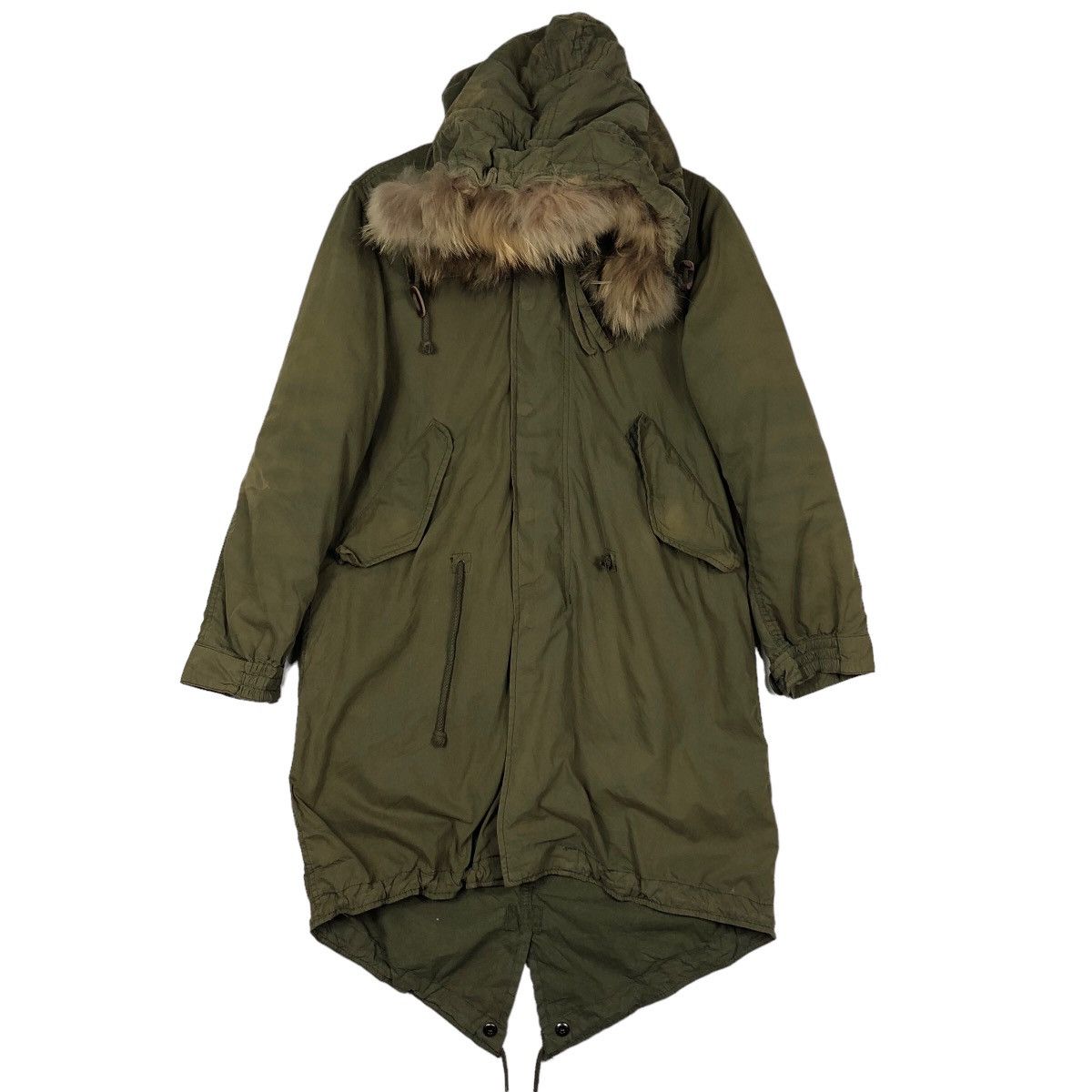 Avirex 🔥Vintage Parka Jacket Avirex USA Mink Fur Hoodie Bondage Size US S / EU 44-46 / 1 - 1 Thumbnail