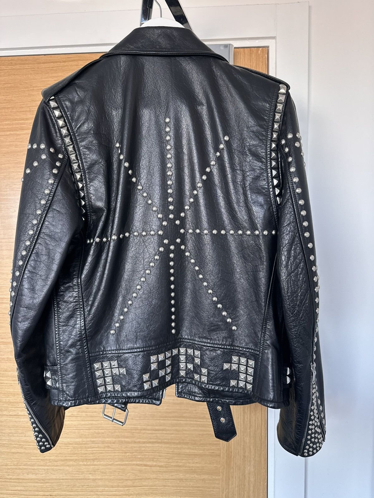Saint Laurent Paris Studded leather jacket Size US M / EU 48-50 / 2 - 2 Thumbnail