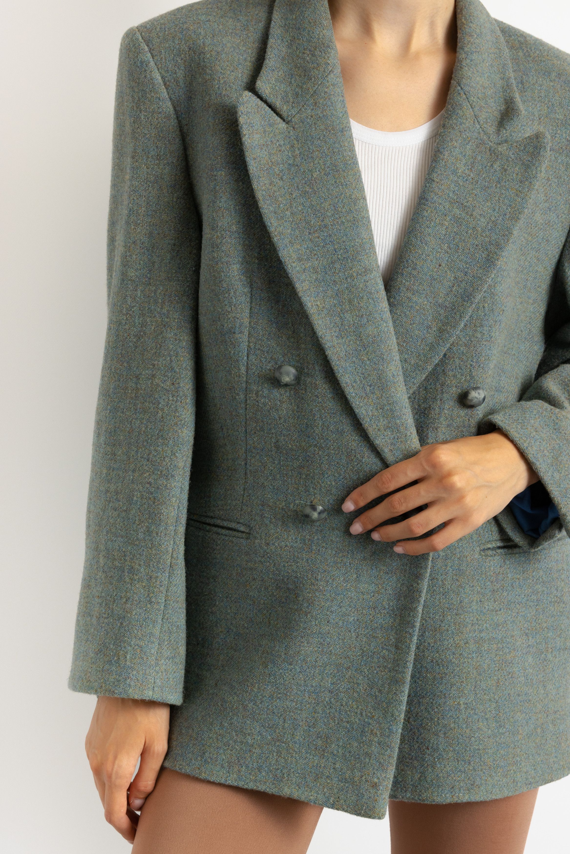 Vintage Vintage 70's Button Wool Pocket Blazer - Size Medium 7778 Size S / US 4 / IT 40 - 9 Thumbnail