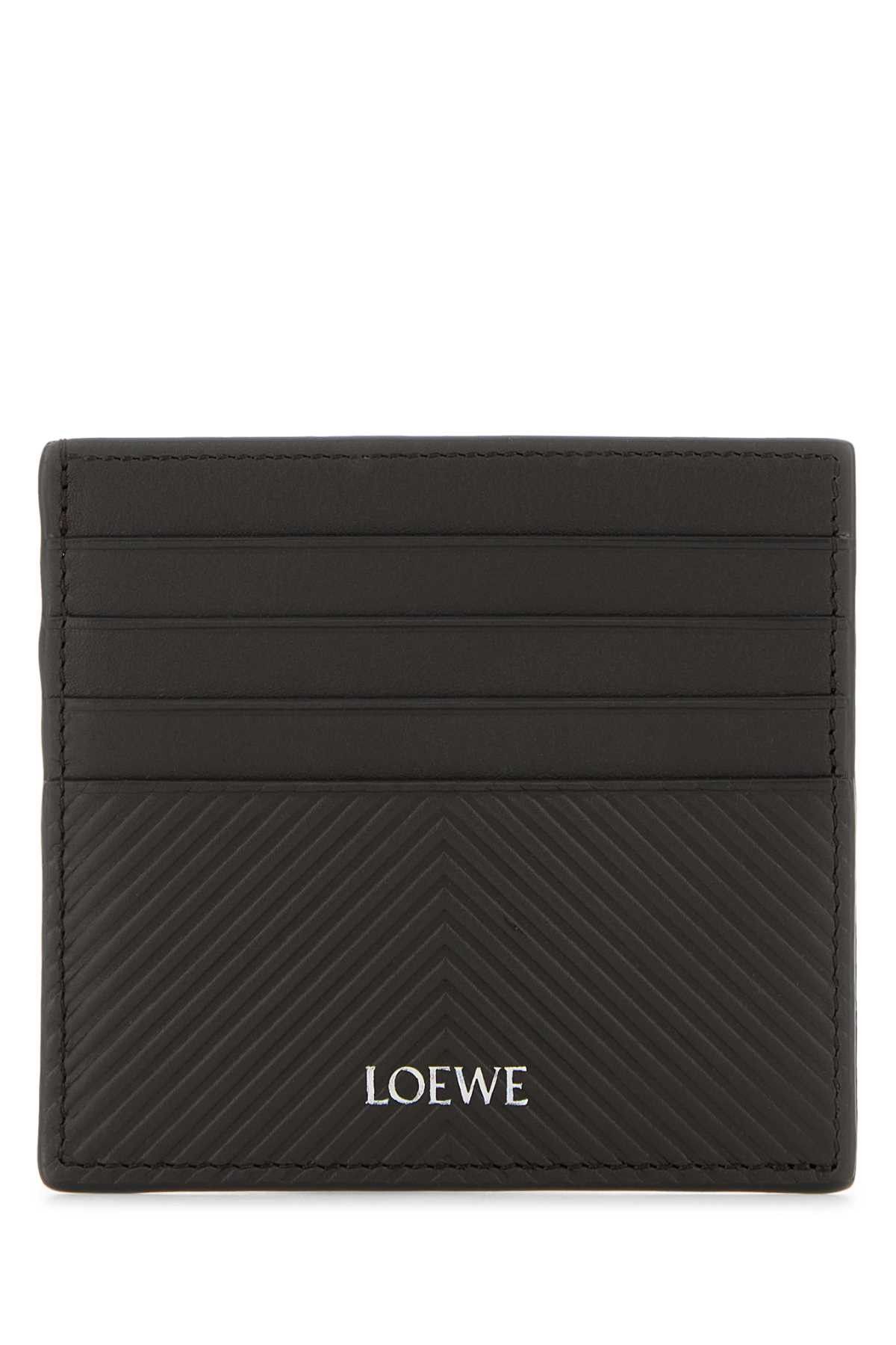 Loewe Graphite Leather Card Holder Size ONE SIZE - 1 Thumbnail