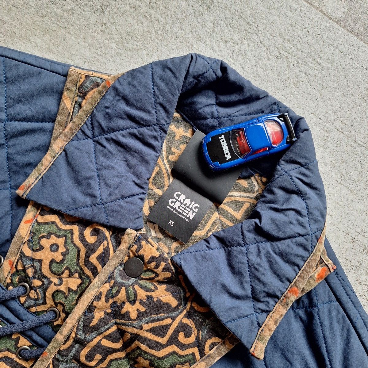 Craig Green Craig Green AW17 Reverse Block Print Quilted Jacket Size US XS / EU 42 / 0 - 4 Thumbnail