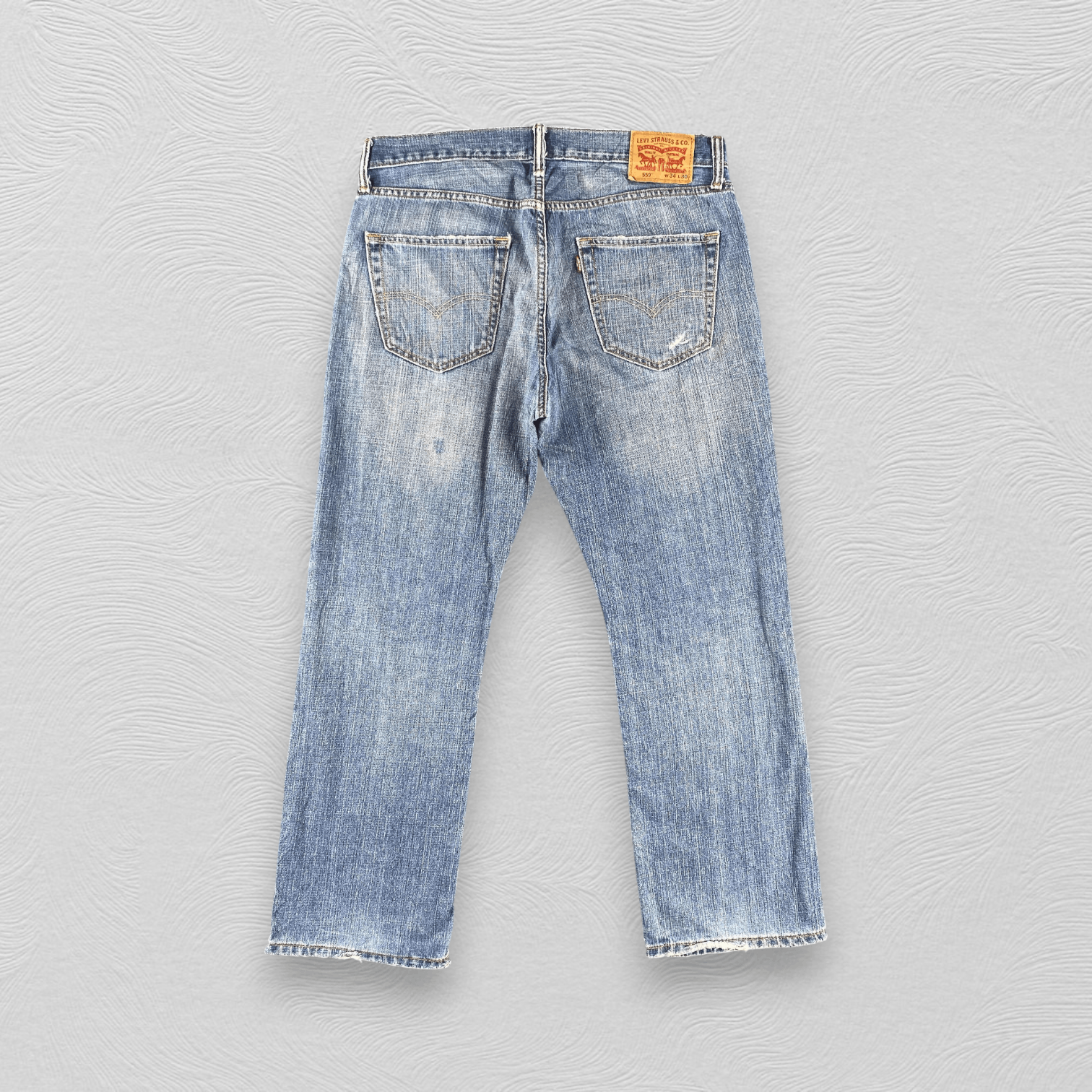 Levi's Levis 559 Jeans Blue Wash Denim KJ3417 Size US 34 / EU 50 - 2 Thumbnail