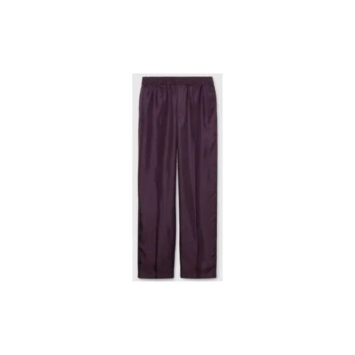 Gucci o1loc1c0226 817656 Printed Panama Silk Trouser in Purple Size US 28 / EU 44 - 1 Thumbnail