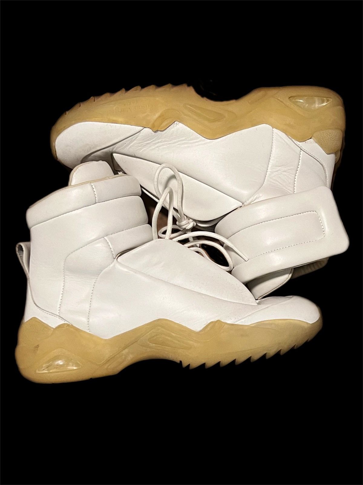 image of Maison Margiela Future High Top Sneakers in White, Men's (Size 7)