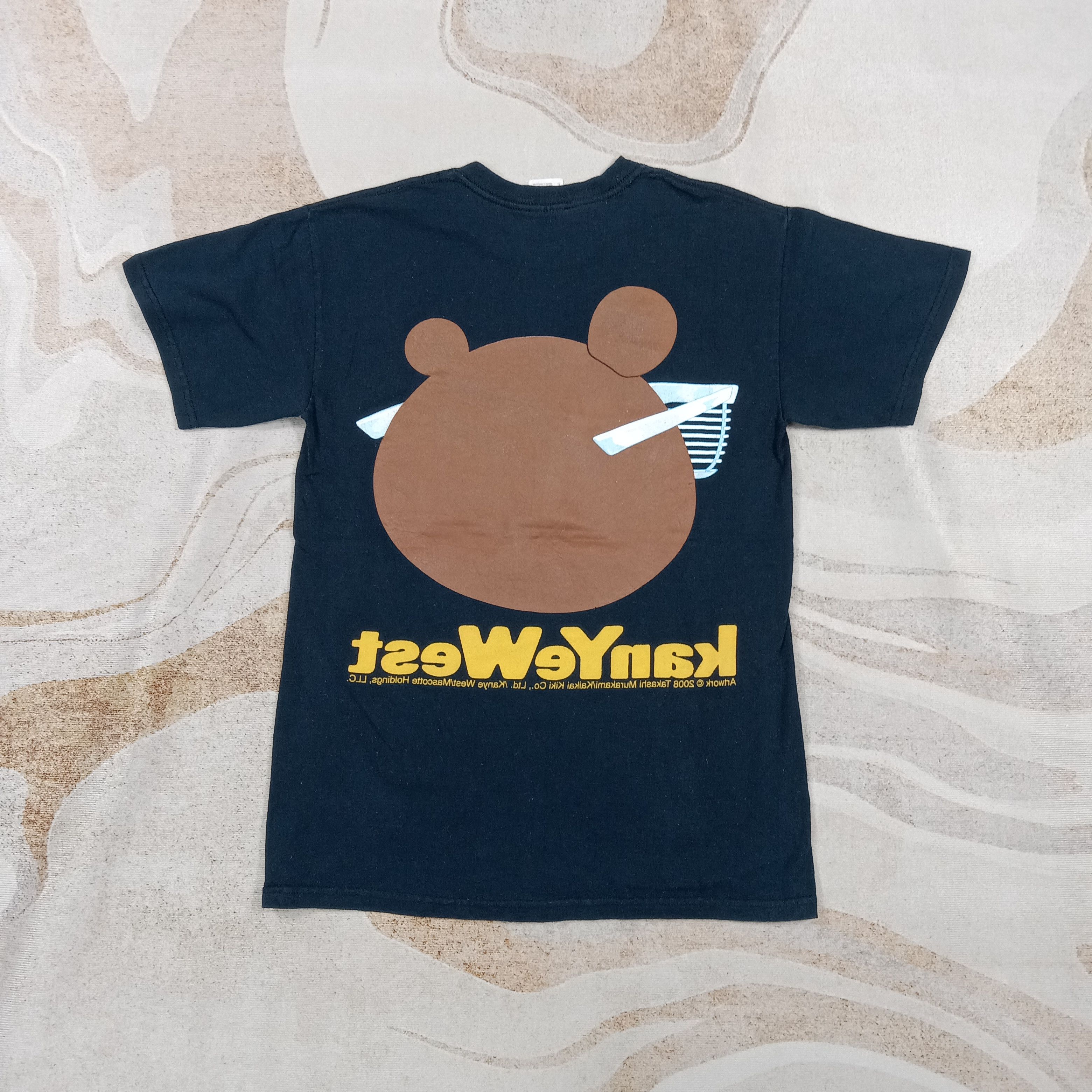Vintage Kanye West College Dropout Bear Y2K Tshirt C276N53 Size US S / EU 44-46 / 1 - 5 Thumbnail