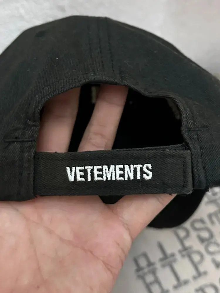 Vetements Vetements Vetements 18AW Saturday distressed baseball hat- Size ONE SIZE - 5 Thumbnail