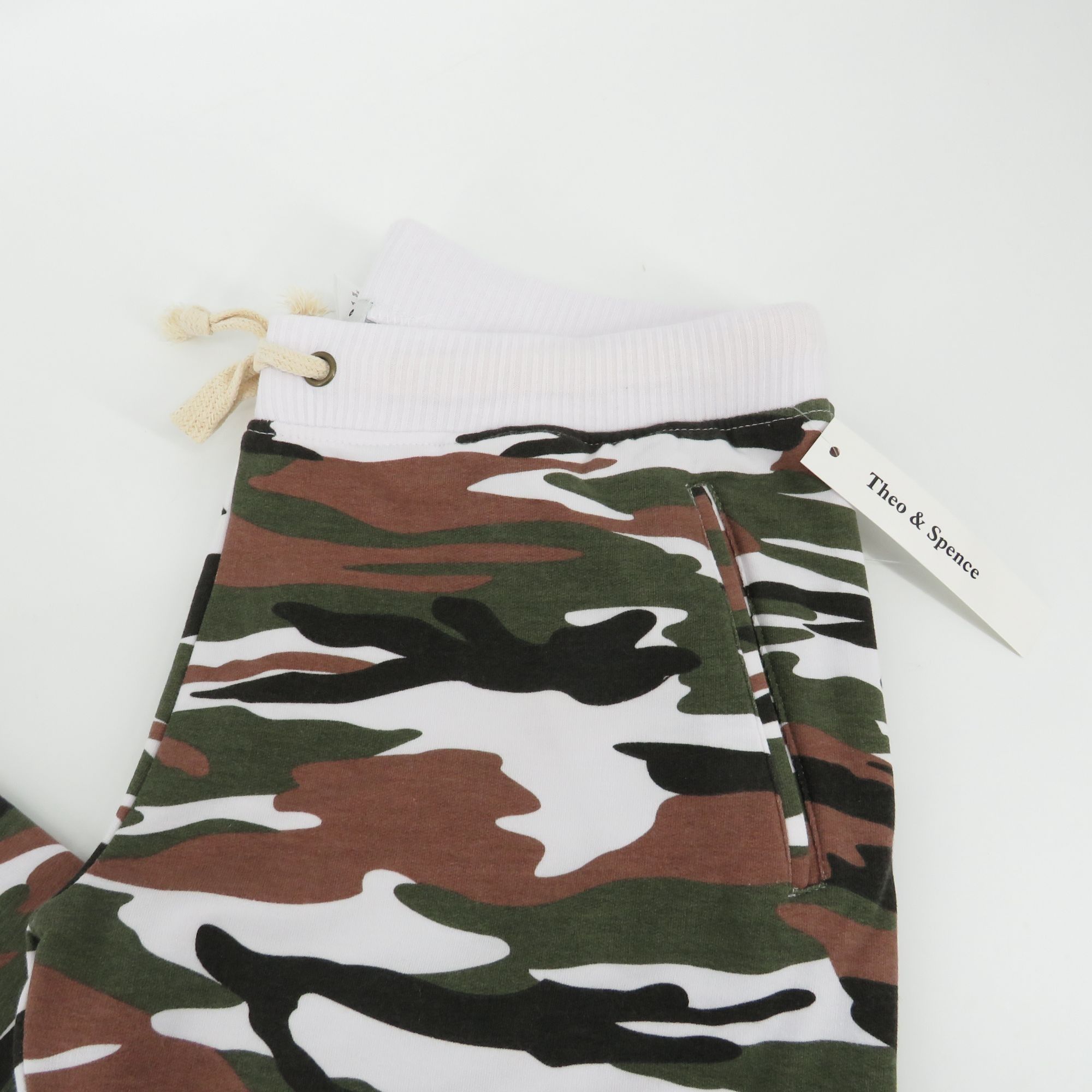 Other Theo & Spence Camo Lounge Pants Small Elastic Waist Drawstri Size 31" - 3 Thumbnail