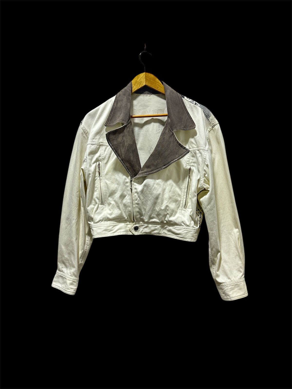 Designer × Japanese Brand Arrston Volaju Kohshin Satoh Pop Art Double Collar Jacket Size US M / EU 48-50 / 2 - 2 Thumbnail